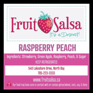 Fruit Salsa - Raspberry Peach